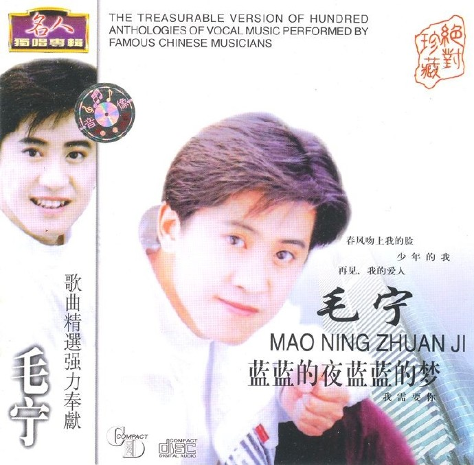 毛宁.1994-蓝蓝的夜蓝蓝的梦【新时代】【WAV+CUE】|591HiFi