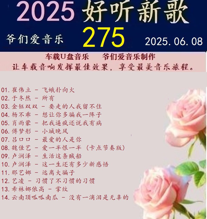 群星《2025好听新歌275》车载音乐【24bit-WAV分轨】|591HiFi
