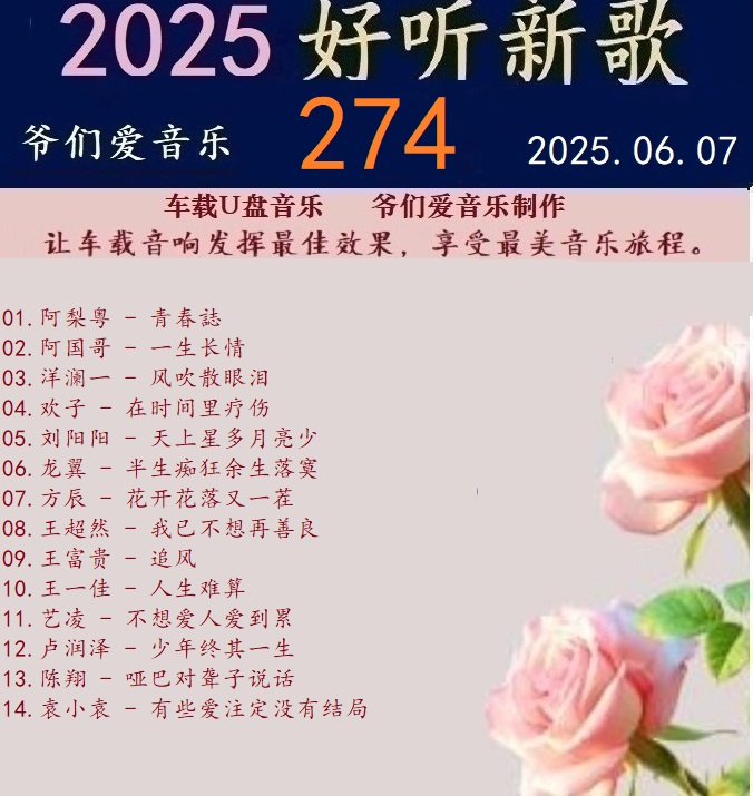 群星《2025好听新歌274》车载音乐【24bit-WAV分轨】|591HiFi