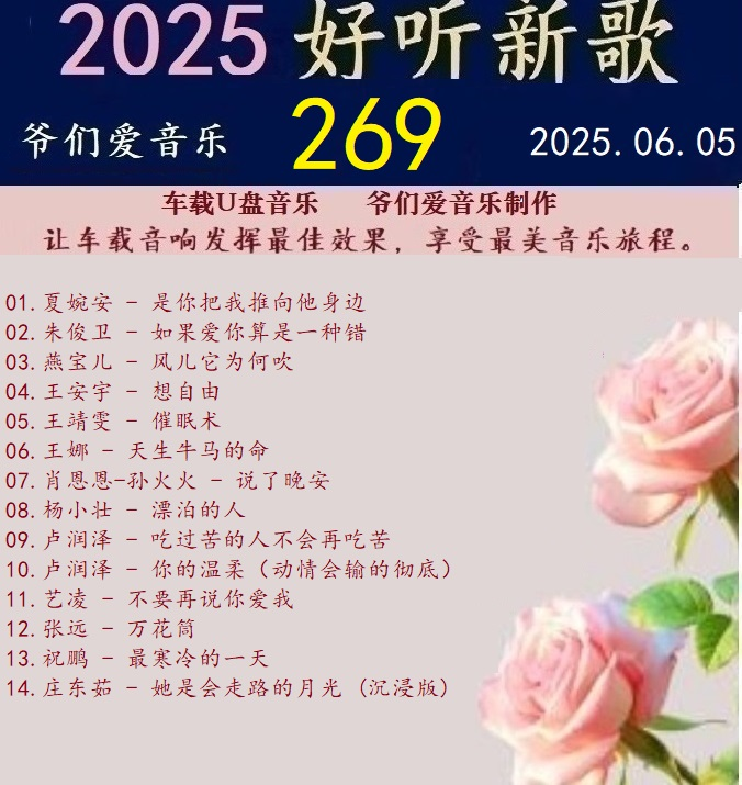 群星《2025好听新歌269》车载音乐【24bit-WAV分轨】|591HiFi