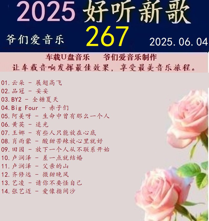 群星《2025好听新歌267》车载音乐【24bit-WAV分轨】|591HiFi
