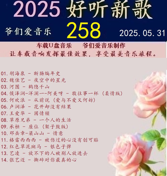 群星《2025好听新歌258》车载音乐【24bit-WAV分轨】|591HiFi